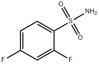 2,4-二氟苯磺酰胺 结构式