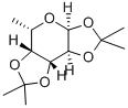 1,2,3,4-DI-O-ISOPROPYLIDENE-ALPHA-L-FUCOPYRANOSIDE 结构式