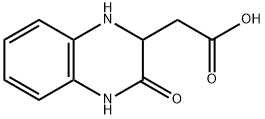 1,2,3,4-四氢-3-氧代-2-喹噁啉乙酸 结构式