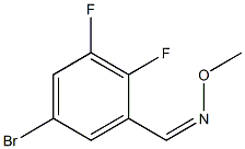 O-甲基-(E)-5-溴-2,3-二氟苯甲醛肟 结构式