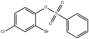 Benzenesulfonic acid, 2-bromo-4-chlorophenyl ester 结构式