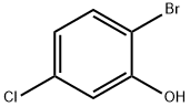 2-溴-5-氯苯酚 结构式