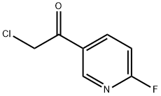 Ethanone, 2-chloro-1-(6-fluoro-3-pyridinyl)- (9CI) 结构式