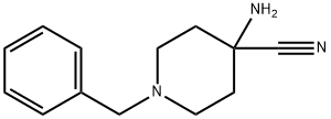 4-氨基-1-苄基哌啶-4-甲腈 结构式