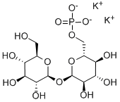 Α-D-GLUCOPYRANOSYL Α-D-GLUCOPYRANOSIDE 6-(DIHYDROGEN PHOSPHATE); DIPOTASSIUM SALT 结构式