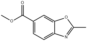 2-甲基苯并[D]噁唑-6-羧酸甲酯 结构式