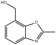 (2-甲基苯并[D]恶唑-7-基)甲醇 结构式