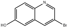 3 - 溴-6 - 羟基喹啉 结构式