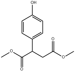 2-(4-羟苯基)琥珀酸二甲酯 结构式