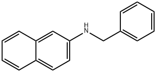 N-苄基-2-萘胺 结构式