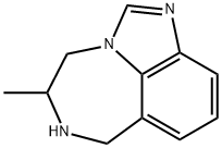 Imidazo[4,5,1-jk][1,4]benzodiazepine, 4,5,6,7-tetrahydro-5-methyl- (9CI) 结构式