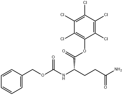 N2-benzyl pentachlorophenyl N2-carboxy-L-(2-aminoglutaramate) 结构式