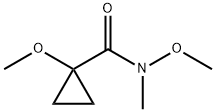 Cyclopropanecarboxamide, N,1-dimethoxy-N-methyl- (9CI) 结构式