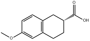 (R)-6-甲氧基-1,2,3,4-四氢萘-2-羧酸 结构式