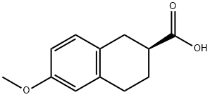 (S)-6-甲氧基-1,2,3,4-四氢萘-2-羧酸 结构式