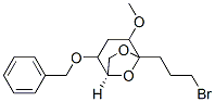 6,8-Dioxabicyclo3.2.1octane, 5-(3-bromopropyl)-4-methoxy-2-(phenylmethoxy)-, 1R-(exo,exo)- 结构式