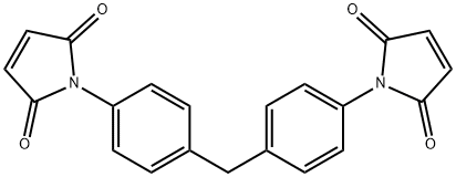 N,N'-(4,4'-亚甲基二苯基)双马来酰亚胺 结构式
