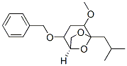 6,8-Dioxabicyclo3.2.1octane, 4-methoxy-5-(2-methylpropyl)-2-(phenylmethoxy)-, 1R-(exo,exo)- 结构式