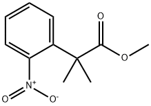 METHYL 2-METHYL-2-(2-NITROPHENYL)PROPIONATE 结构式