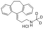 NORTRIPTYLINE-D3 HYDROCHLORIDE SOLUTION 结构式