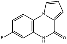 Pyrrolo[1,2-a]quinoxalin-4(5H)-one,7-fluoro- 结构式