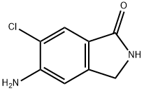 1H-Isoindol-1-one, 5-aMino-6-chloro-2,3-dihydro- 结构式