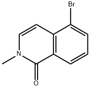 5-BROMO-2-METHYL-1(2H)-ISOQUINOLINONE 结构式