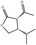 2(3H)-Furanone, 3-acetyldihydro-4-(1-methylethyl)-, cis- (9CI) 结构式