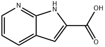 7-氮杂吲哚-2-羧酸 结构式