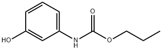 N-(3-Hydroxyphenyl)carbamic acid propyl ester 结构式