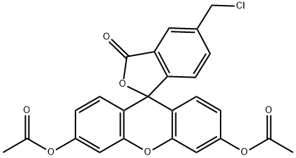 5-氯甲基荧光素二乙酸酯 结构式