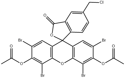 5-CHLOROMETHYLEOSIN DIACETATE 结构式