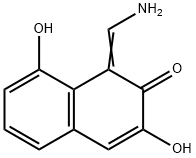 2(1H)-Naphthalenone, 1-(aminomethylene)-3,8-dihydroxy- (9CI) 结构式