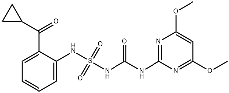 环丙嘧磺隆 结构式