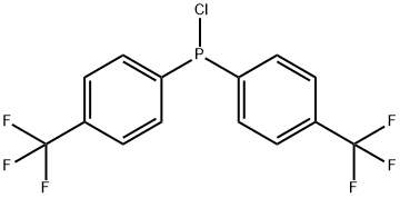 氯二[4-(三氟甲基)苯基]膦 结构式