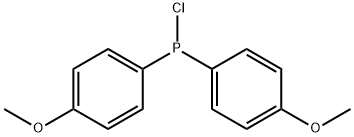 氯二(4-甲氧苯基)膦 结构式