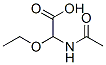 Acetic  acid,  (acetylamino)ethoxy-  (9CI) 结构式