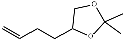 1,3-Dioxolane,  4-(3-butenyl)-2,2-dimethyl-  (9CI) 结构式