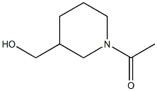 (1-乙酰基哌啶-3-基)甲醇 结构式