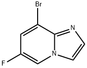 IMidazo[1,2-a]pyridine, 8-broMo-6-fluoro- 结构式