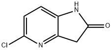 5-氯-1,3-二氢-2H-吡咯并[3,2-B]吡啶-2-酮 结构式