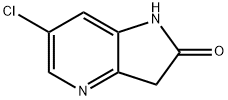 6-氯4-氮杂-吲哚-2-酮 结构式
