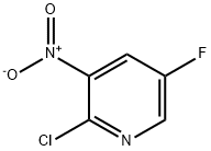 2-氯-3-硝基-5-氟吡啶 结构式