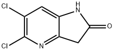 5,6-二氯-1H-吡咯并[3,2-B]吡啶-2(3H)-酮 结构式