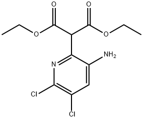 Diethyl 2-(3-aMino-5,6-dichloropyridin-2-yl)Malonate 结构式