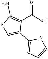 5'-氨基-2,3'-二噻吩-4'-羧酸 结构式