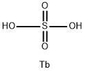 硫酸铽(III) 结构式