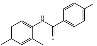 N-(2,4-二甲基苯基)-4-氟苯甲酰胺 结构式