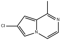 1-METHYL-7-CHLOROPYRROLO[1,2-A]PYRAZINE 结构式
