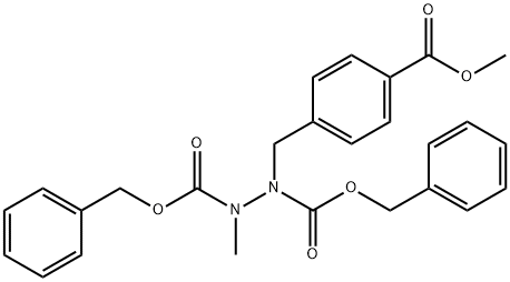 4-[(2-甲基-1,2-二CARBO苯并XY-肼基)-甲基]-苯甲酸 甲酯 结构式